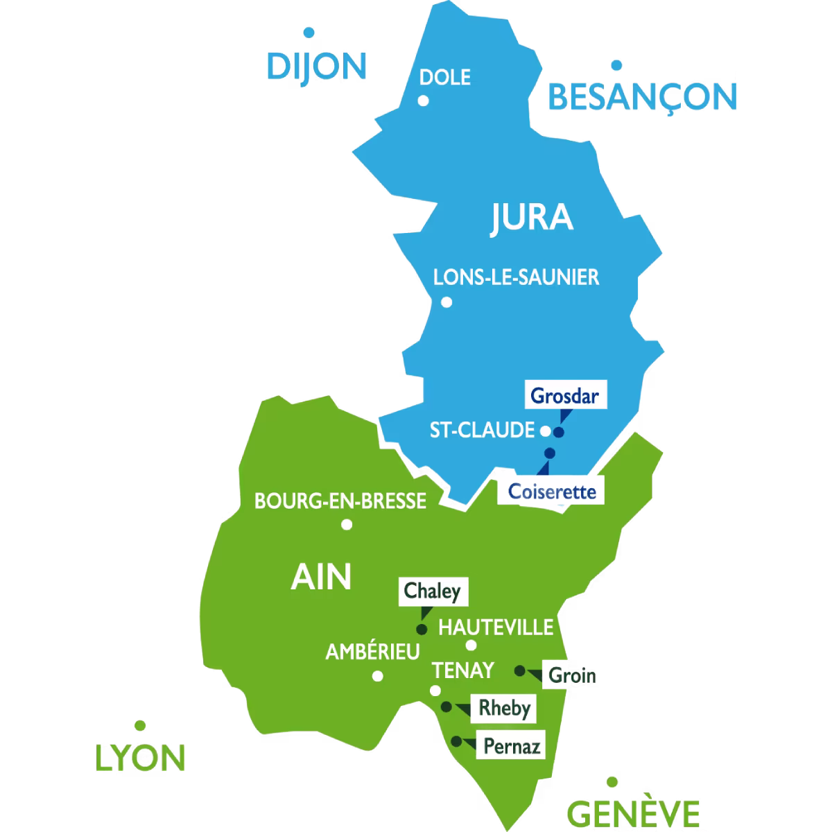 Carte des canyons